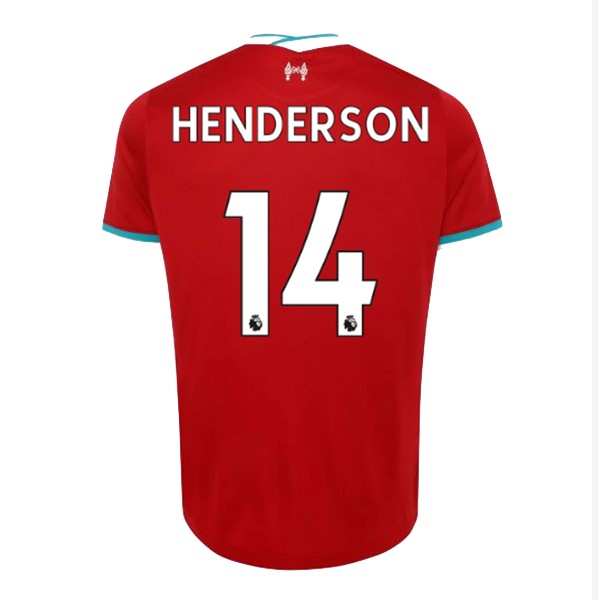 Camiseta Liverpool NO.14 Henderson 1ª 2020 2021 Rojo